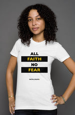 No Fear Ladies Tee - White BOLD